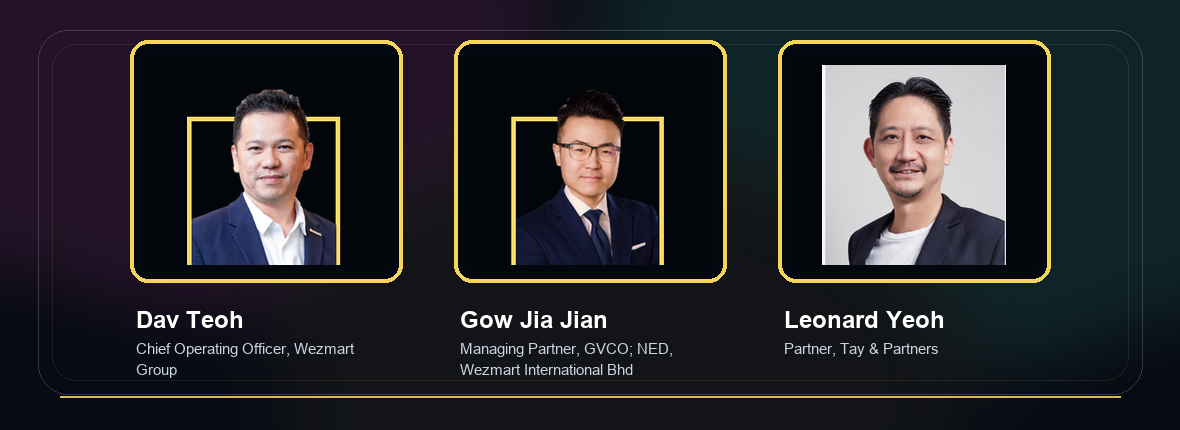 Tax and Legal Forum 2026 panelists Dav Teoh, Gow Jia Jian and Leonard Yeoh