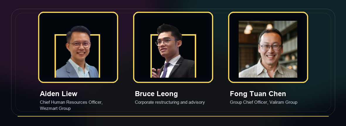 Tax and Legal Forum 2026 panelists Aiden Liew Bruce Leong and Fong Tuan Chen
